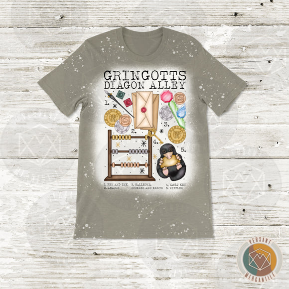 Gringotts Diagon Alley HP Short Sleeve T-Shirt
