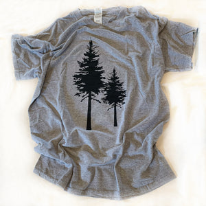 Tree Design Short Sleeve Tee