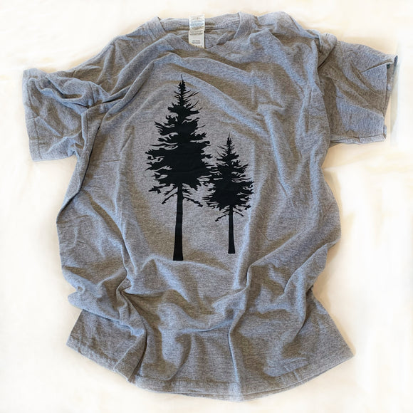 Tree Design Short Sleeve Tee