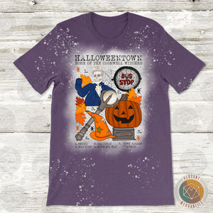 Halloweentown Chart Short Sleeve T-Shirt