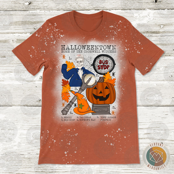 Halloweentown Chart Short Sleeve T-Shirt