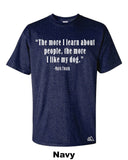 Mark Twain Like My Dog Short Sleeve Tee