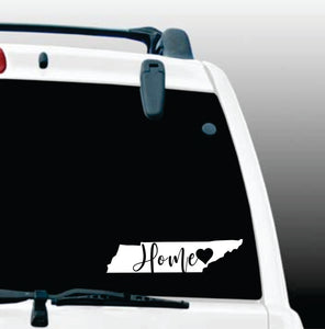 Tennessee State TN Home Car Decal