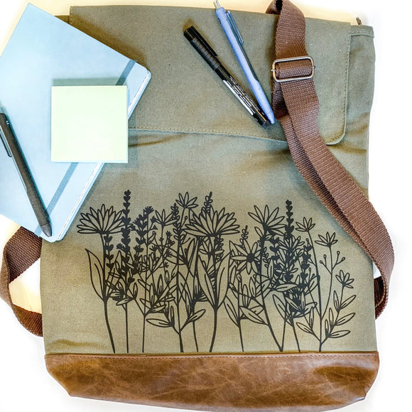 Floral Canvas Rucksack