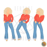 Dolly Parton Silhouette Here You Come Again T-Shirt