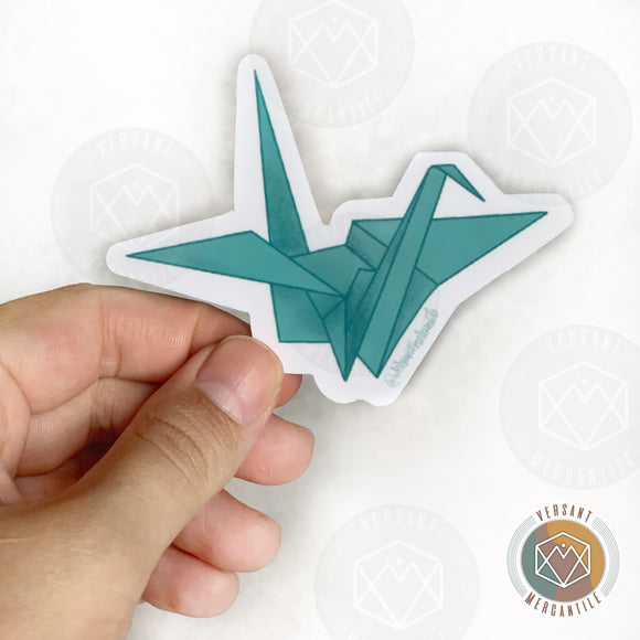 Origami Crane Sticker