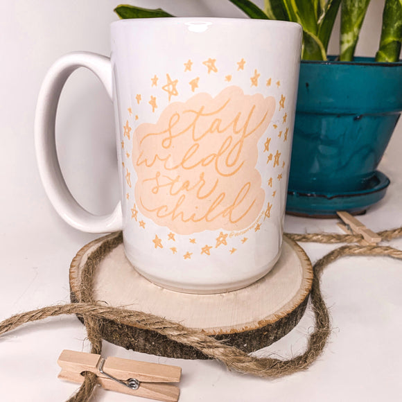 Stay Wild Star Child Mug