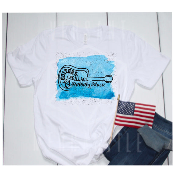 Guitars, Cadillacs, Hillbilly Music T-Shirt