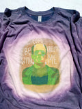 Frankenstein Be Creepy Bleached T-Shirt
