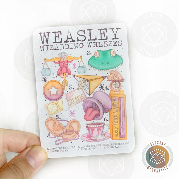Weasley Wizarding Wheezes HP Sticker