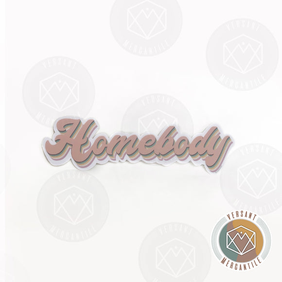 Homebody Retro Inspired Sticker
