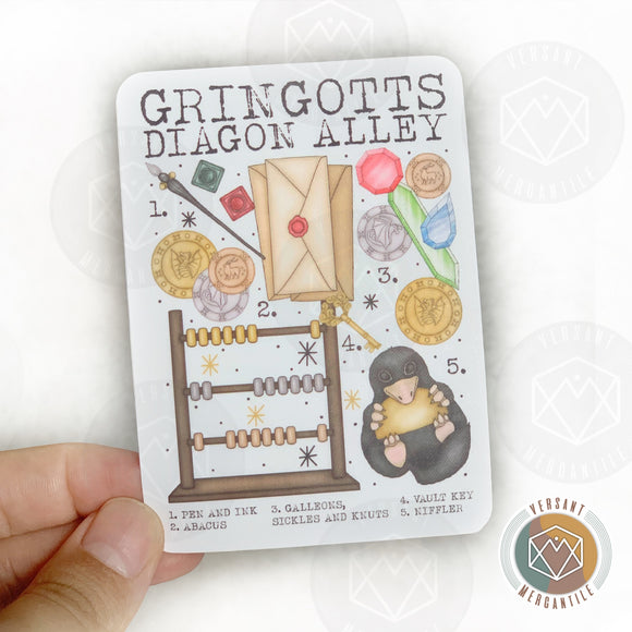 Gringotts HP Sticker