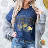 Sun and Moon Cards Short Sleeve T-Shirt