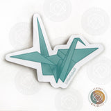 Origami Crane Sticker