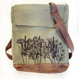 Floral Canvas Rucksack