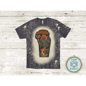 Halloween Will Never Die Vintage Inspired Bleached T-Shirt