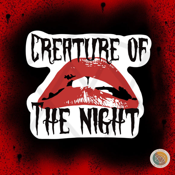 Creature of the Night Rocky Horror Sticker