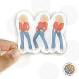Dolly Silhouette Here You Come Again Sticker