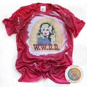 W.W.D.D. Dolly Bleached Dyed T-Shirt