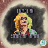 Beetlejuice Strange and Unusual Bleached T-Shirt